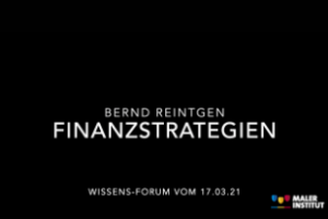Wissens-Forum "Sichere und erfolgreiche Finanzstrategien in schwierigen Zeiten"