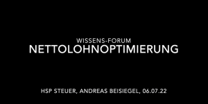 Wissens-Forum "Nettolohnoptimierung"