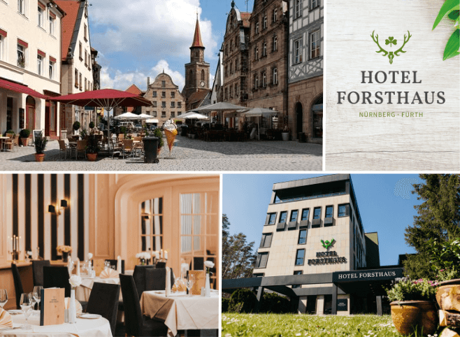 Eindrücke der Stadt Fürth mit Tagungshotel Forsthaus